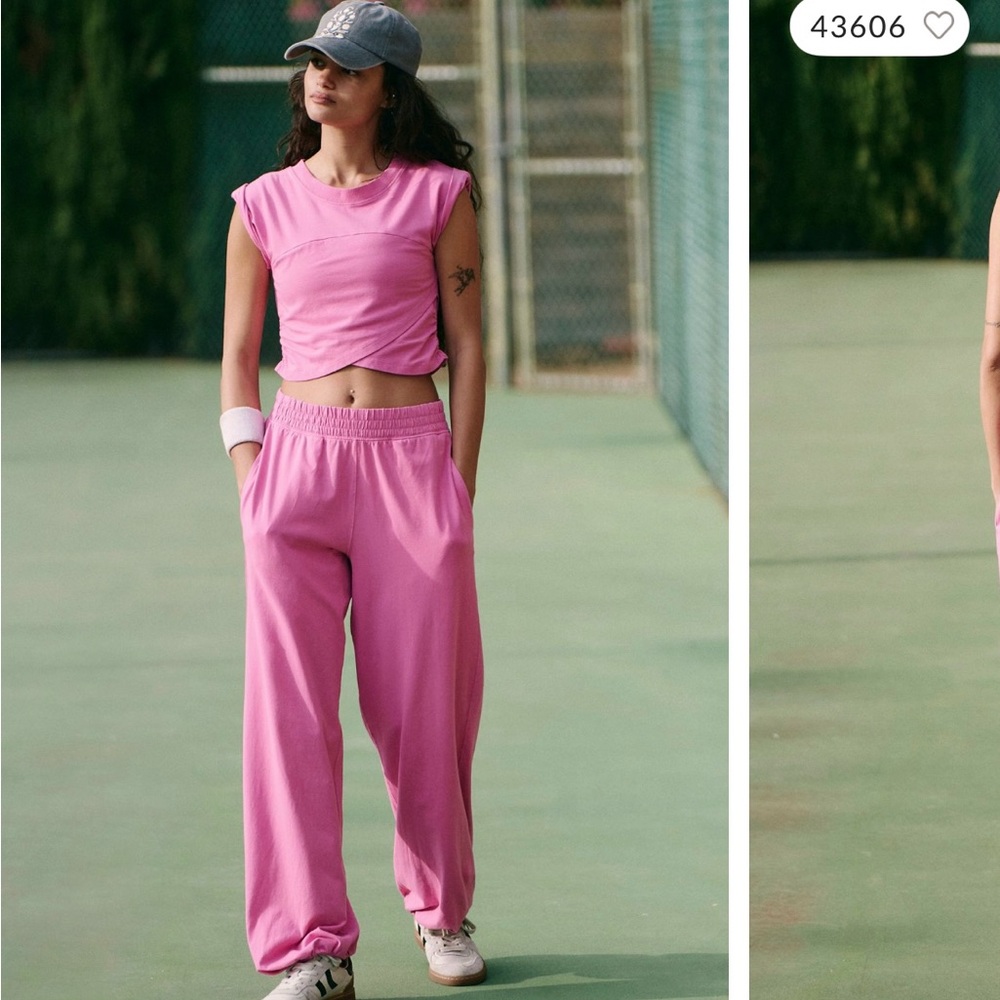 FP Movement Hot Shot Crossover Set- Size S - Frosted Magenta